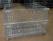 তারের মেষ Foldable সংগ্রহস্থল Cage1200 এক্স 800 মিমি উপাদান হ্যান্ডলিং যন্ত্রপাতি