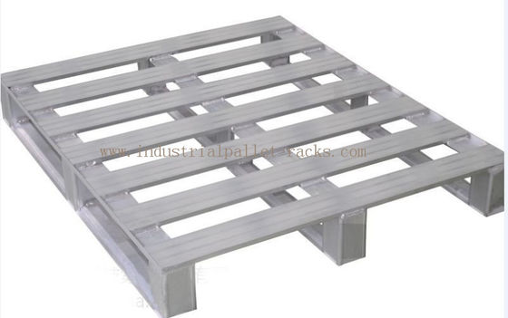 কেনা ভারি দায়িত্ব মেটাল Pallets গুদাম উপকরণ স্ট্যান্ডার্ড আকার 40 "এক্স 48" গ্রে রঙ অনলাইনে উৎপাদন