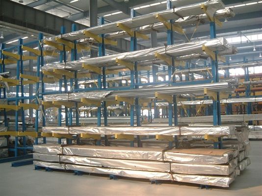 কেনা দীর্ঘ উপাদান জন্য টেকসই নীল গুঁড়া লেপ Cantilever Racking সিস্টেম অনলাইনে উৎপাদন