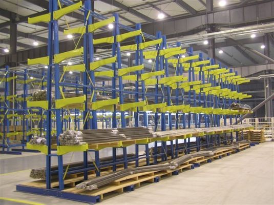 কেনা মেটাল স্ট্রাকচারাল Cantilever Racking সিস্টেম কাঠের আসবাবপত্র পাইপ টিউব স্টক অনলাইনে উৎপাদন